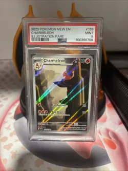 2023 Pokemon Charmeleon #169/165 Scarlet & Violet 151 Illustration Rare PSA 9 - Image 1