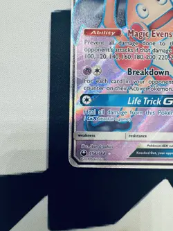 Pokemon Mr. Mime GX Full Art Holo Ultra Rare 156/168 Celestial Storm English - Image 5