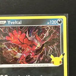 Yveltal 19/025 Holo Rare: Celebrations Pokemon TCG Near Mint - Image 3