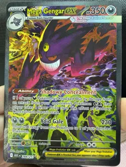 Nintendo Mega Gengar ex 284/217 SV1 Full Art Holo English Rare 350 HP - Image 1