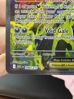 Nintendo Mega Gengar ex 284/217 SV1 Full Art Holo English Rare 350 HP - Image 5