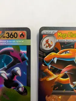 Pokemon TCG Mega Charizard X EX Y EX Black Star Promos MEP 029 & 30 Mint - Image 3