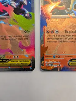 Pokemon TCG Mega Charizard X EX Y EX Black Star Promos MEP 029 & 30 Mint - Image 4