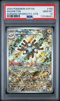 Magneton #159 Pokemon Center Exclusive PSA 10 - Image 3