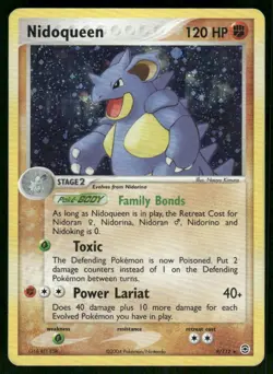 2004 Nidoqueen 9/112 Holo Rare LP FireRed & LeafGreen Pokemon - Image 1