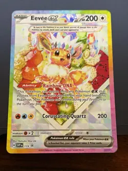 Eevee ex 174 SV Black Star Promo Card Prismatic Evolutions Pokemon TCG - Image 1
