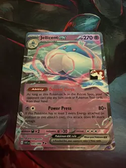 Jellicent Ex Prize Pack Series 9 Foil Pokemon TCG Stamped White Flare - Image 1