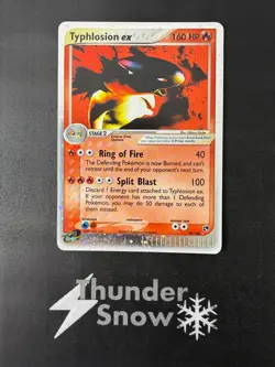Typhlosion ex #99 Sandstorm 2003 Pokemon - Image 1