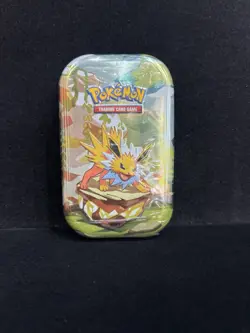 Pokemon TCG: Scarlet & Violet—Prismatic Evolutions Mini Tin Sealed – Jolteon - Image 1