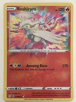 Pokemon Shining Fates - Kyogre 021/072 Reshiram 017/072 Yveltal 046/072 Set - Image 5