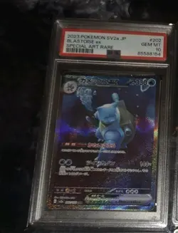 Lot 2 Pokemon Blastoise psa 10 and cassiopeia psa 9 - Image 1