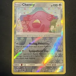 Chansey 152/214 Lost Thunder Pokemon Reverse Holo - Very Clean Mint - Image 1