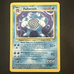 Poliwrath Base Set 013/102 MP Pokemon TCG - Image 1