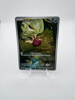 Pokemon TCG Venipede Sv: Black Bolt Holo 132/086 NM - Image 1