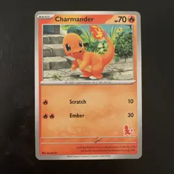 Charmander My First Battle Regular Pokemon Silver Border Near Mint - Image 1