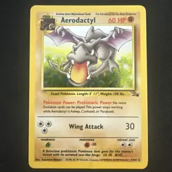 Wizards of the Coast Aerodactyl 1/62 Fossil Holo Rare Unlimited EN 1999 - Image 1
