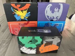 Pokemon Etb Boxes Empty Job Lot Of 5 - Image 1