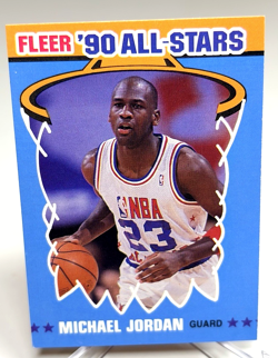 1990-91 Fleer '90 All-Stars Michael Jordan #5 Chicago Bulls HOF - Image 1