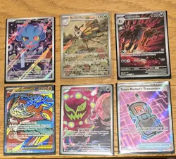 Pokemon Ascended Heroes IR Lot Misdreavus Beautifly Spiritomb + 5 FREE ex Cards - Image 1