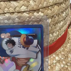 MONKEY D. LUFFY 2026 ONE PIECE x LOS ANGELES DODGERS DON PROMO CARD & STRAW HAT - Image 3