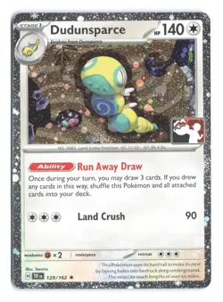 Pokemon Dudunsparce Temporal Forces 129/162 Prize Pack Series Holo - Image 1