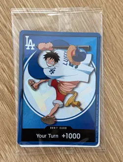 Bandai One Piece Card Game Don!! Card Monkey D. Luffy Your Turn +1000 ENG - Image 1
