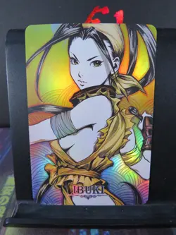 Ibuki Street Fighter Art Card Rare Holo Collectible Video Game Character CCG NM - Image 1