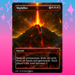 Worldfire PROXY Card with Custom Fantasy Art Design - Image 1