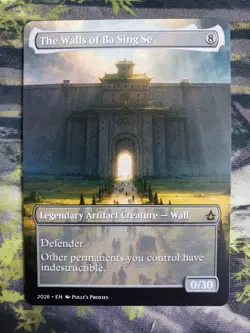 The Walls of Ba Sing Se PROXY Card with Custom Fantasy Art Design - Image 3