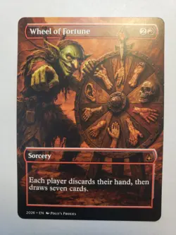 Wheel of Fortune PROXY Card with Custom Fantasy Art Design - Image 2