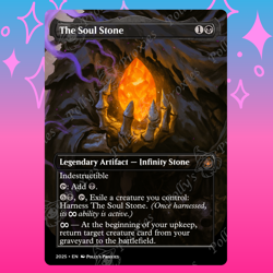 The Soul Stone PROXY Card with Custom Fantasy Art Design - Image 1