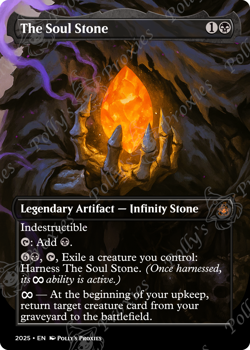 The Soul Stone PROXY Card with Custom Fantasy Art Design - Image 4