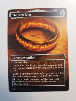 The One Ring PROXY Card with Custom Fantasy Art Design - Image 2