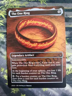 The One Ring PROXY Card with Custom Fantasy Art Design - Image 3