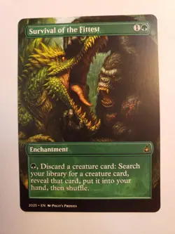 Survival of the Fittest PROXY Card with Custom Fantasy Art Design - Image 2