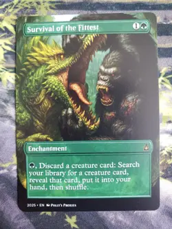 Survival of the Fittest PROXY Card with Custom Fantasy Art Design - Image 3