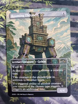 Roaming Throne PROXY Card with Custom Fantasy Art Design - Image 3