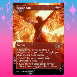 Jeska's Will PROXY Card with Custom Fantasy Art Design - Image 1