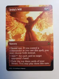 Jeska's Will PROXY Card with Custom Fantasy Art Design - Image 2