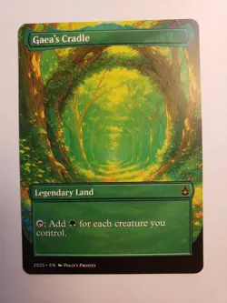 Gaea's Cradle PROXY Card with Custom Fantasy Art Design - Image 2