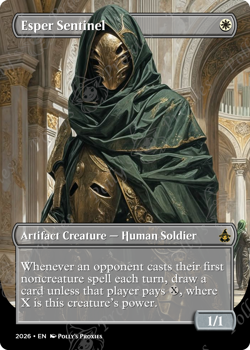 Esper Sentinel PROXY Card with Custom Fantasy Art Design - Image 4