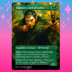 Eladamri, Lord of Leaves PROXY Card with Custom Fantasy Art Design - Image 1