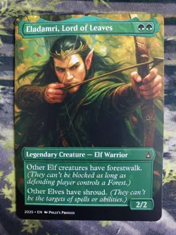 Eladamri, Lord of Leaves PROXY Card with Custom Fantasy Art Design - Image 3