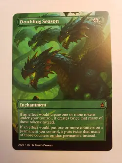 Doubling Season PROXY Card with Custom Fantasy Art Design - Image 2