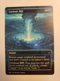 Cyclonic Rift PROXY Card with Custom Fantasy Art Design - Image 2