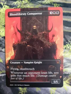 Bloodthirsty Conqueror PROXY Card with Custom Fantasy Art Design - Image 3