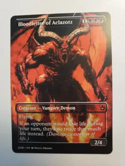 Bloodletter of Aclazotz PROXY Card with Custom Fantasy Art Design - Image 2