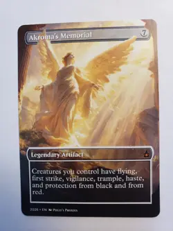 Akroma's Memorial PROXY Card with Custom Fantasy Art Design - Image 2