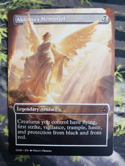 Akroma's Memorial PROXY Card with Custom Fantasy Art Design - Image 3