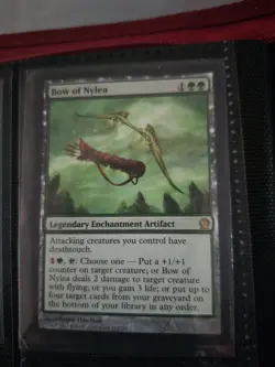 Magic the Gathering Bow of Nylea Theros Regular Card NM Condition - Image 1